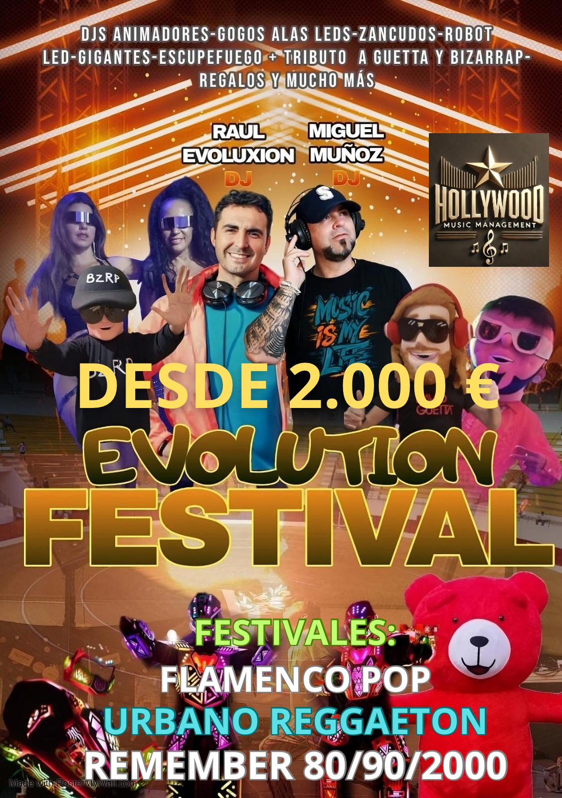 Festivales Hollywood Music Management